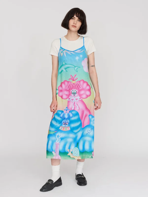 LO x Lony Mathis Playground Mesh Dress Tunics Fashionable chic