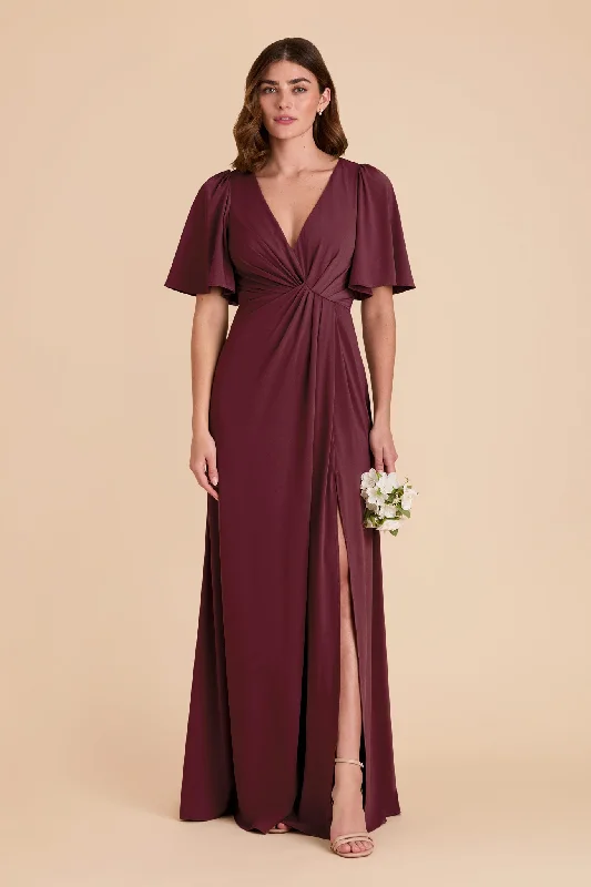 Fatima Luxe Knit Dress - Cabernet Tunics Print Colorful