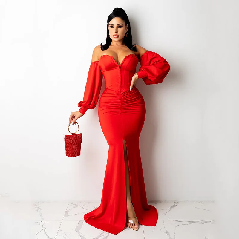 Women Clothing Sexy Solid Color Nightclub Dress Women Dress Tunics Luxurious premium Women Clothing Sexy Solid Color Nightclub Dress Women Dress Tunics Luxurious premium