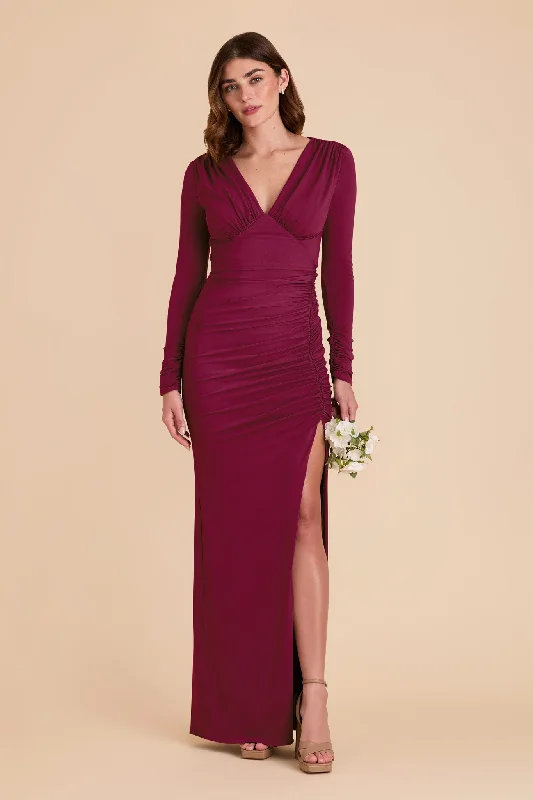 Emmy Luxe Knit Dress - Berry Tunics Floral girly