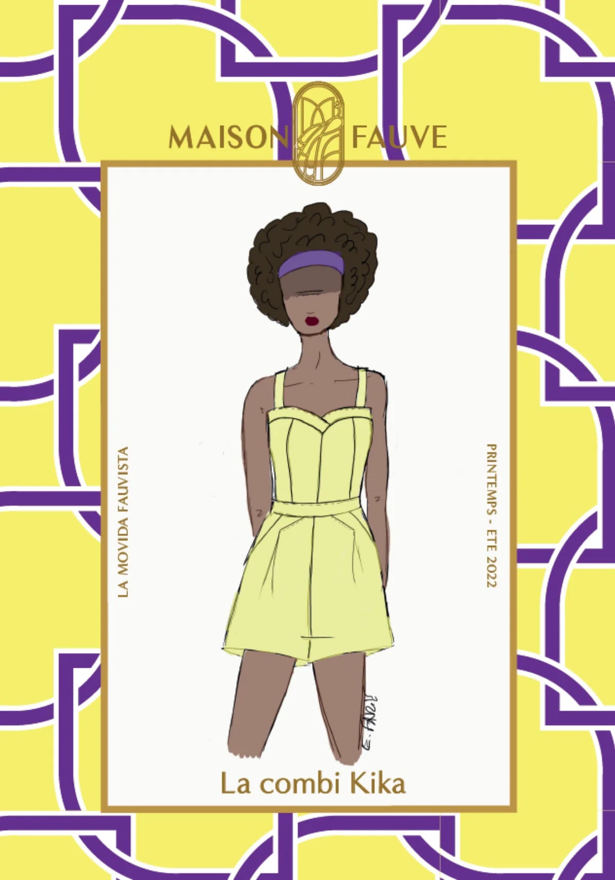 Kika Playsuit and Dress - Sewing Pattern | Maison Fauve A-Line Day Work