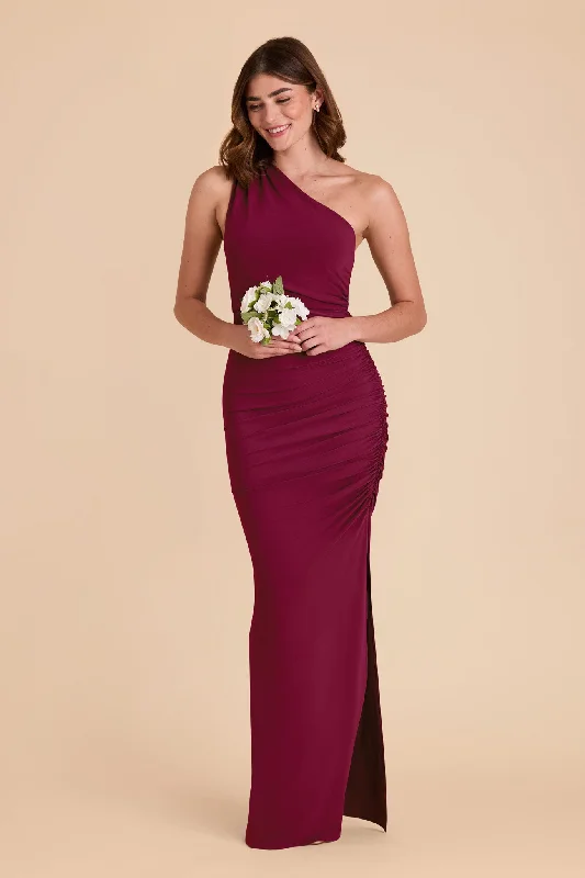 Claudia Luxe Knit Dress - Berry Tunics Velvet soft