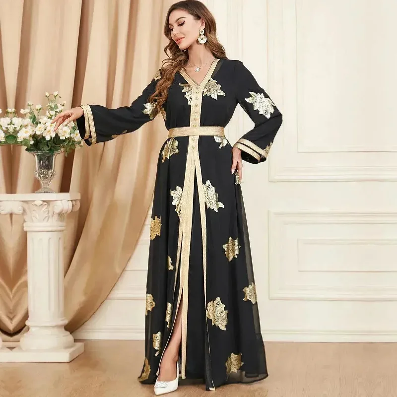 Middle Eastern Arab  Women's Two-piece Dress Tunics Yoga stretchy
