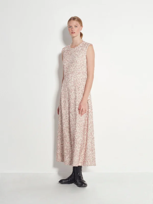 Monroe Dress (Pastel Boucle) Marshmallow Tunics Sophisticated sleek