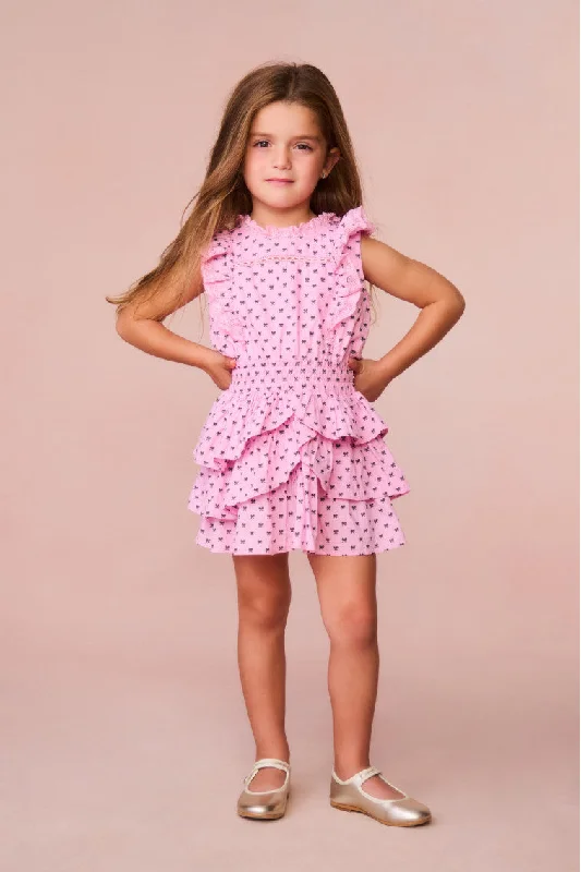 Girls Decker Cotton Bow Dress Tunics Sale discount