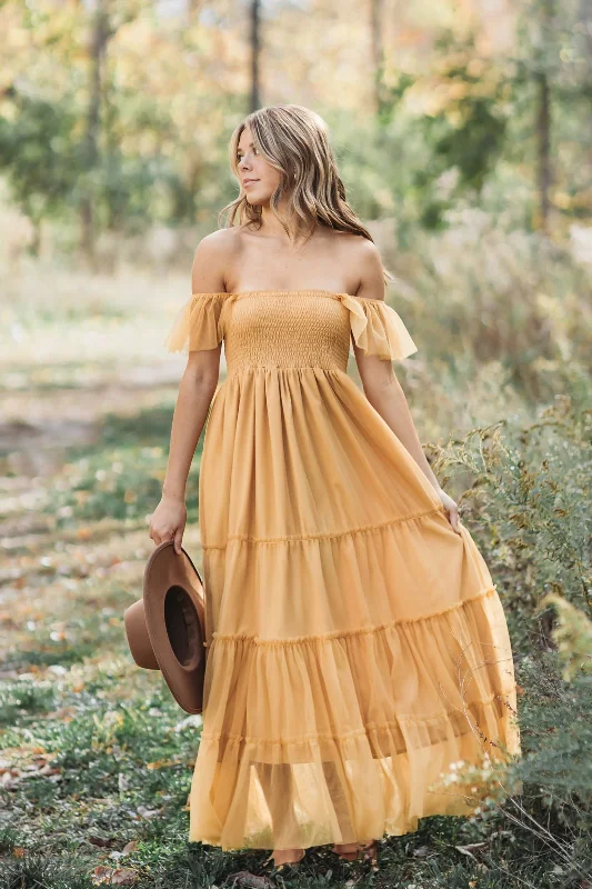 Women's Marabella Dress (saffron tulle) Tunics Cozy soft