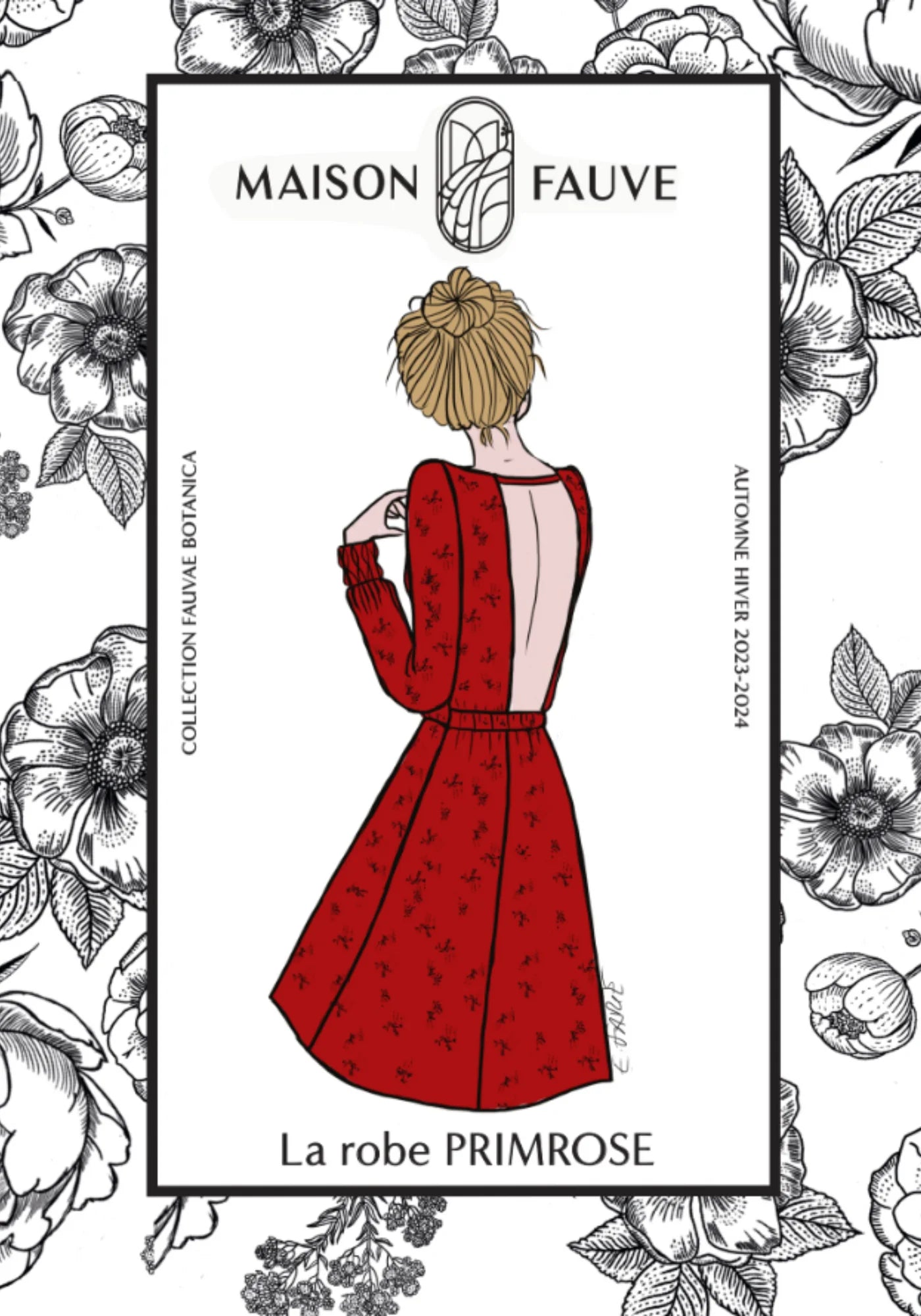 Primrose Dress - Sewing Pattern | Maison Fauve Pencil Office Professional