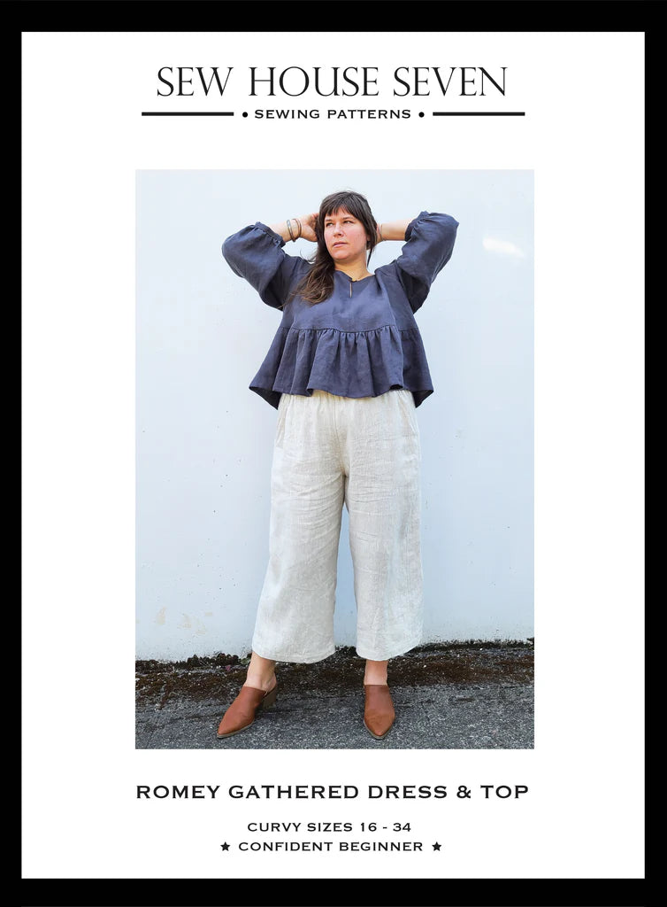Romey Dress and Top Curvy - Sewing Pattern | Sew House 7 Shift Classic Vintage