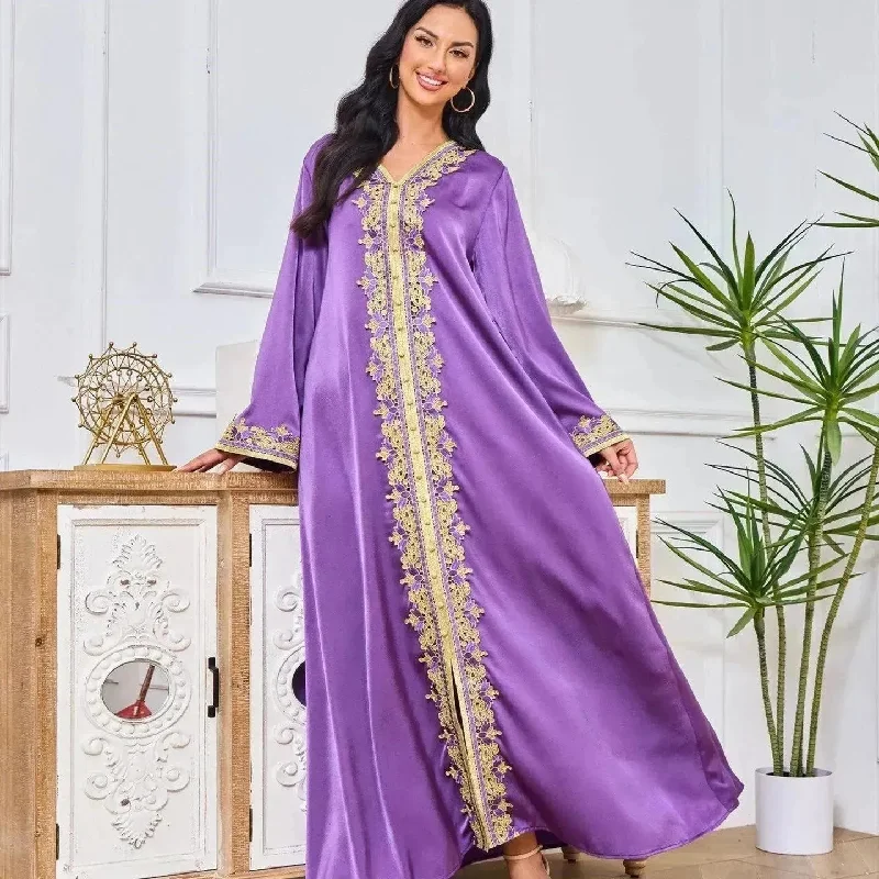Arab  Fashion Dress Ethnic Style A-Line Day Work