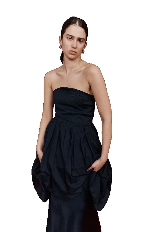 Melloni Dress Cowl Neckline Elegant