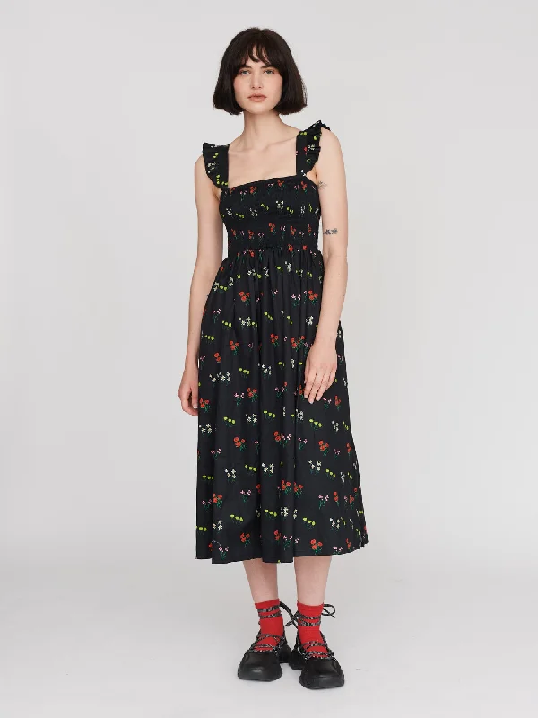 Picking Flowers Dress Tunics Versatile all-occasion