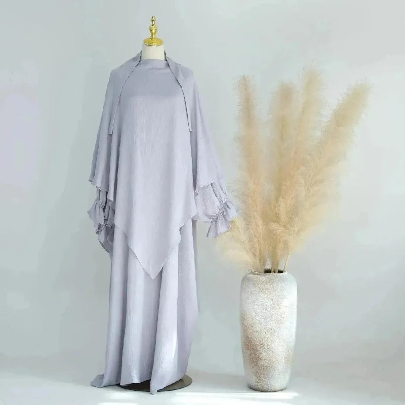 Gray With Single Headscarf