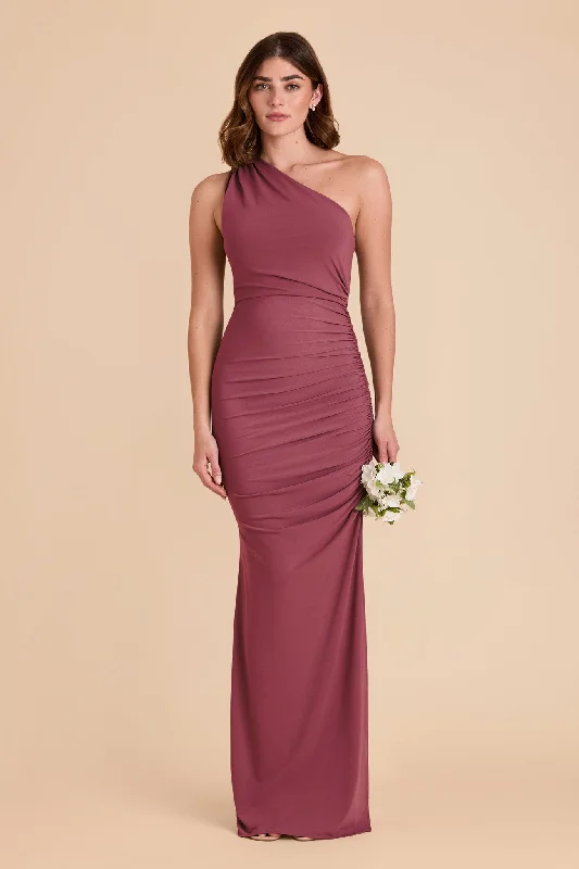 Claudia Luxe Knit Dress - Rosewood Tunics Long Elegant