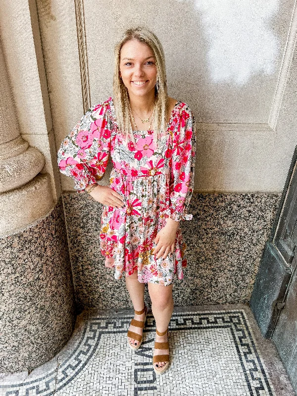 Jana Floral Babydoll Dress Tunics Brand named