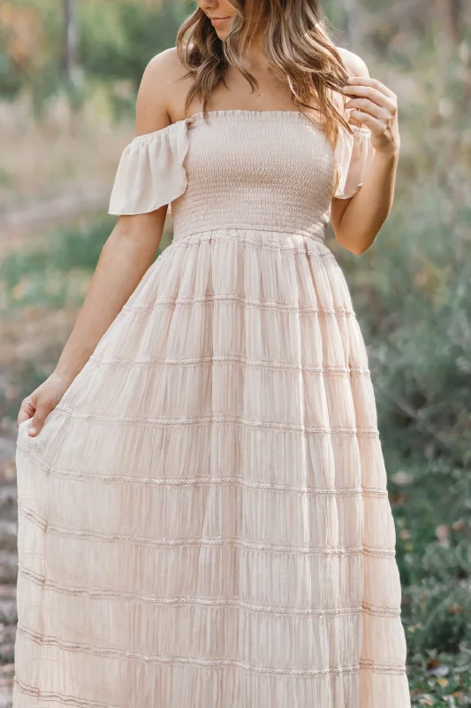 Women's Marabella Dress (natural chiffon) Tunics Stylish modern
