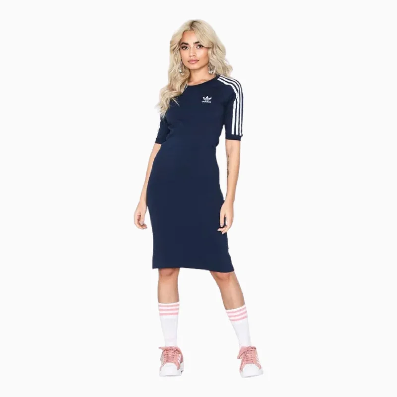 Women's Originals 3 Stripes Dress Tunics Solid Classic