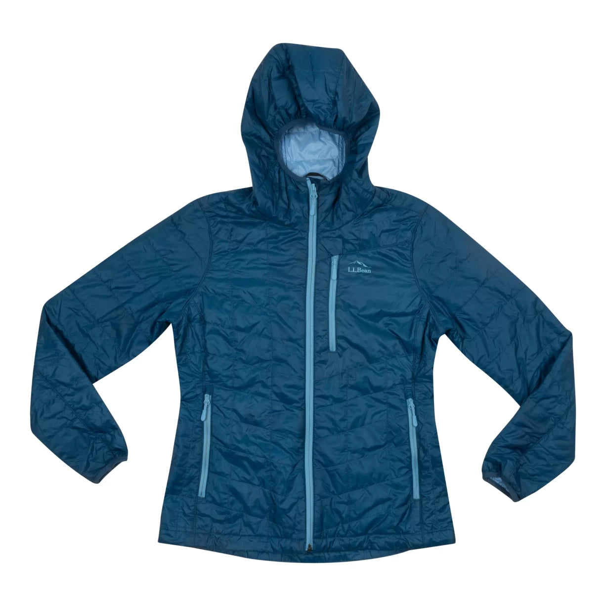 L.L.Bean Packaway Hooded Jacket Petite - Women's Cotton Fabric Linen Fabric Terry Fabric L.L.Bean Packaway Hooded Jacket Petite - Women's Cotton Fabric Linen Fabric Terry Fabric