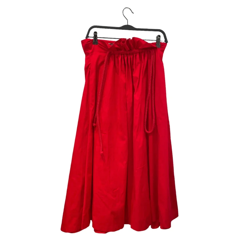 Societe Anonyme/Long Skirt/M/Cotton/RED/Rope chiffon skirt delicate