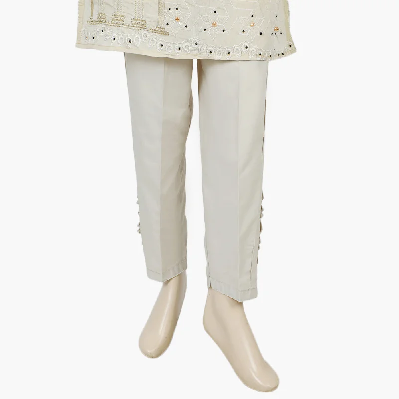 Women's Fancy Trouser - Skin Trousers luxurious high-end