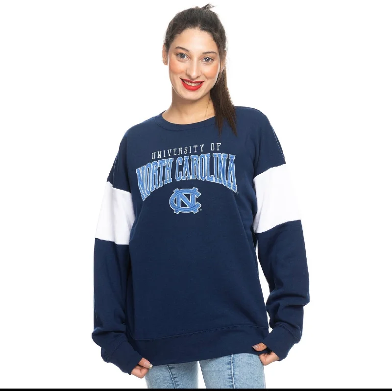Embroidered University of North Carolina Sweatshirt Hoodie with Mesh Breathable Sporty