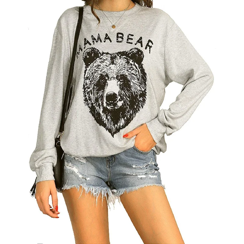 Women's Cute Long Sleeve Top Loose Crewneck Pullover Sweatshirt Blouson Sleeve Pullover Women's Cute Long Sleeve Top Loose Crewneck Pullover Sweatshirt Blouson Sleeve Pullover