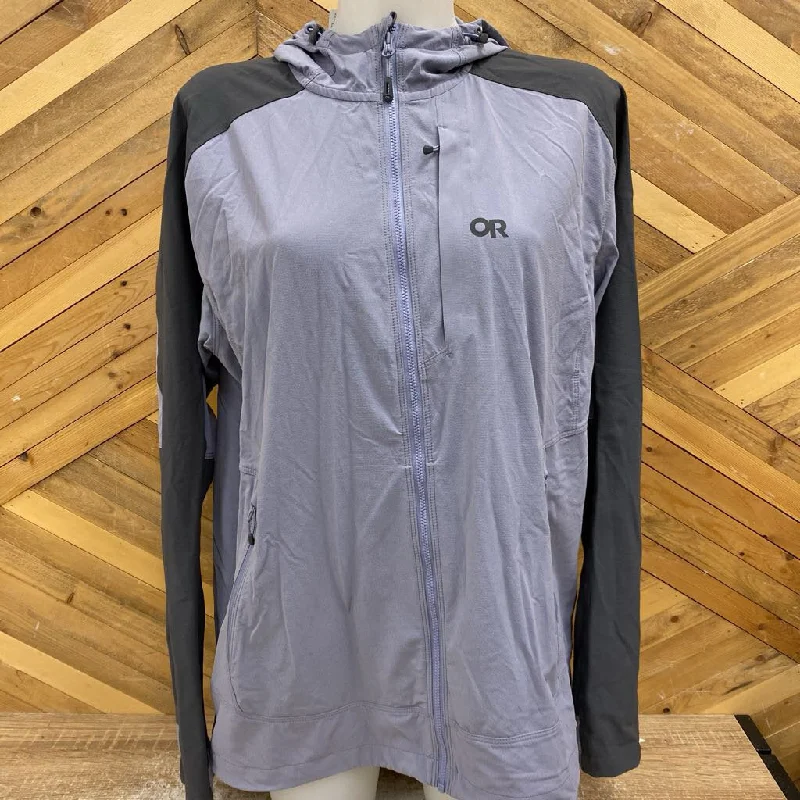 Outdoor Research- Ferrosi Jacket Woman- MSRP $189: urple black -women-XL Zippered Front Buttoned Front Snap Front Outdoor Research- Ferrosi Jacket Woman- MSRP $189: urple black -women-XL Zippered Front Buttoned Front Snap Front