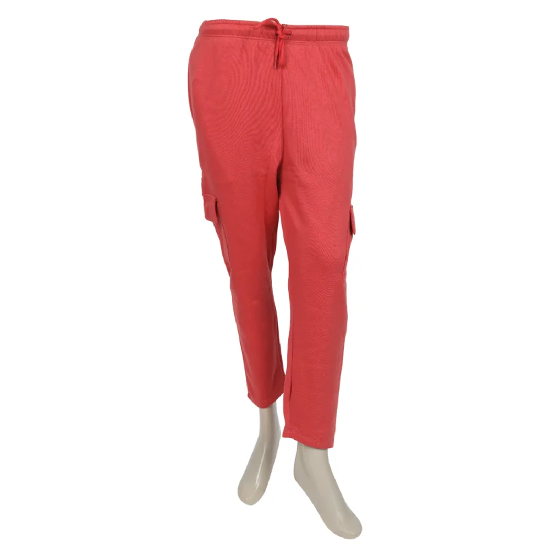 Women's Cargo Trouser - Red Trousers luxurious high-end