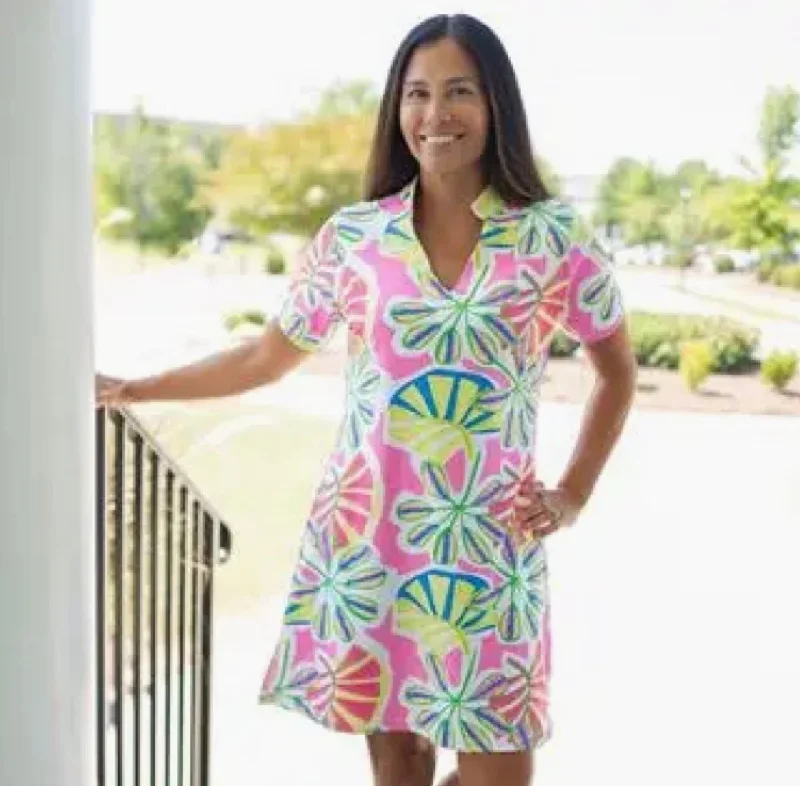 Montauk Dress -  Blooms Tulum Multi