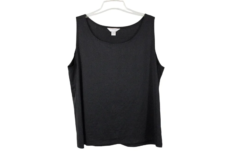 CJ Banks Black Tank | 3X high neck tank