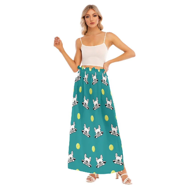 LUCY - Women's Side Split Skirt denim skirt durable