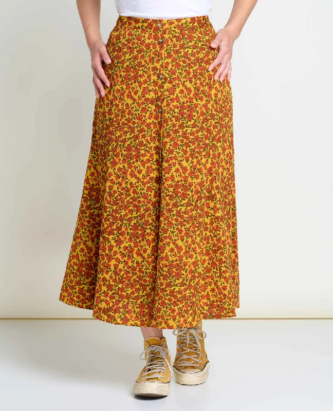 Manzana Paneled Midi Skirt cashmere skirt rich
