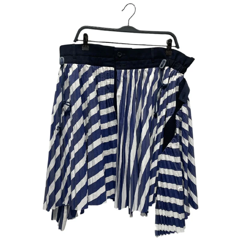 Sacai/Skirt/1/Stripe/Cotton/IDG/ velvet skirt sumptuous