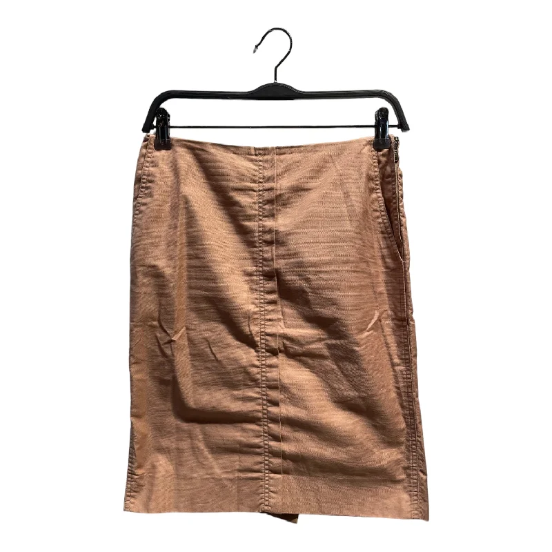 YVES SAINT LAURENT/Long Skirt/Cotton/BRW wrap skirt elegant