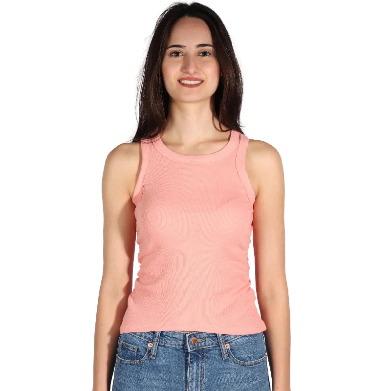 REBELLIOUS ONE - Cinched Sides Tank Top comfortable tank top