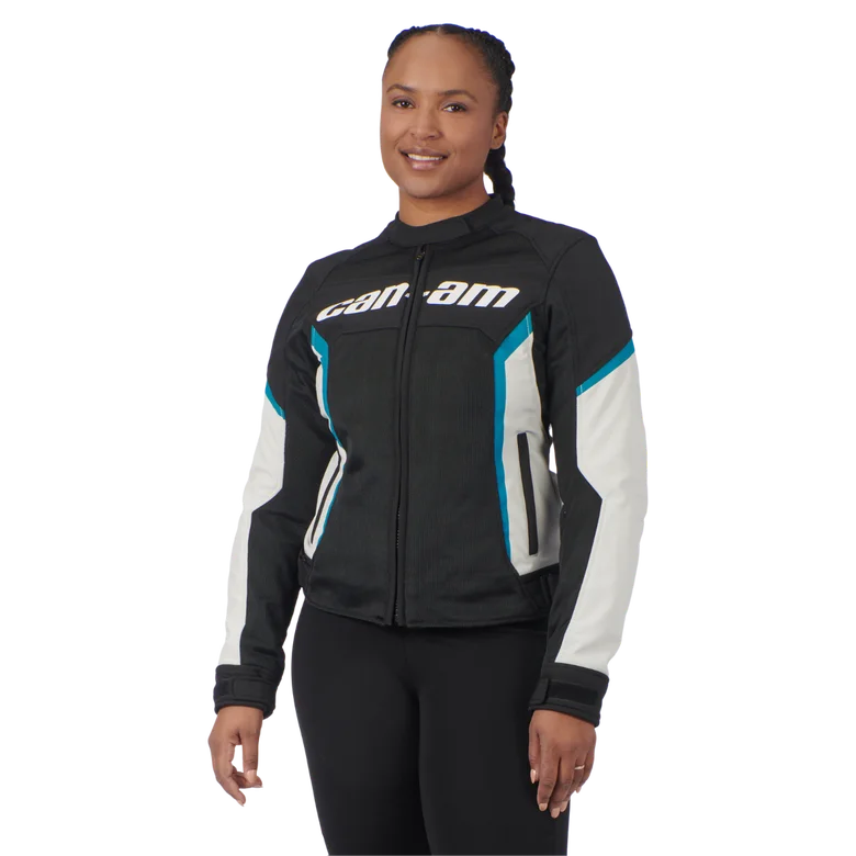 Tuli Mesh Jacket Zippered Front Buttoned Front Snap Front
