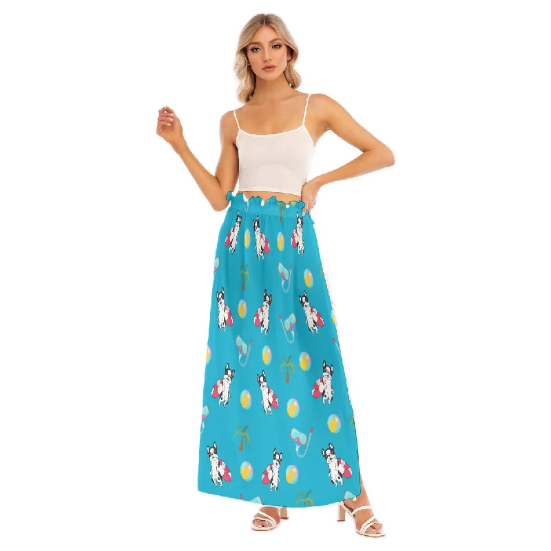 BELLA - Women's Side Split Skirt high waist skirt