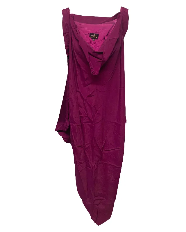 Vivienne Westwood Cocktail Dress in Red Viscose