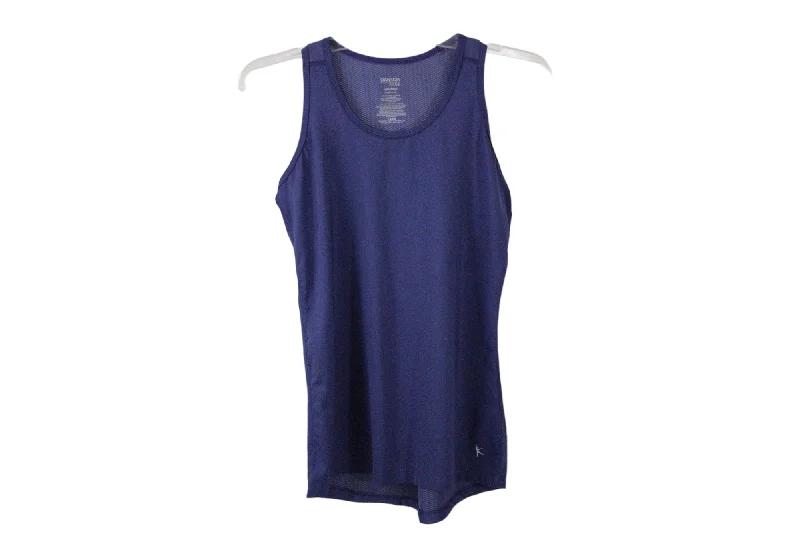 Danskin Now Semi-Fitted Blue Tank | XS beige tank top