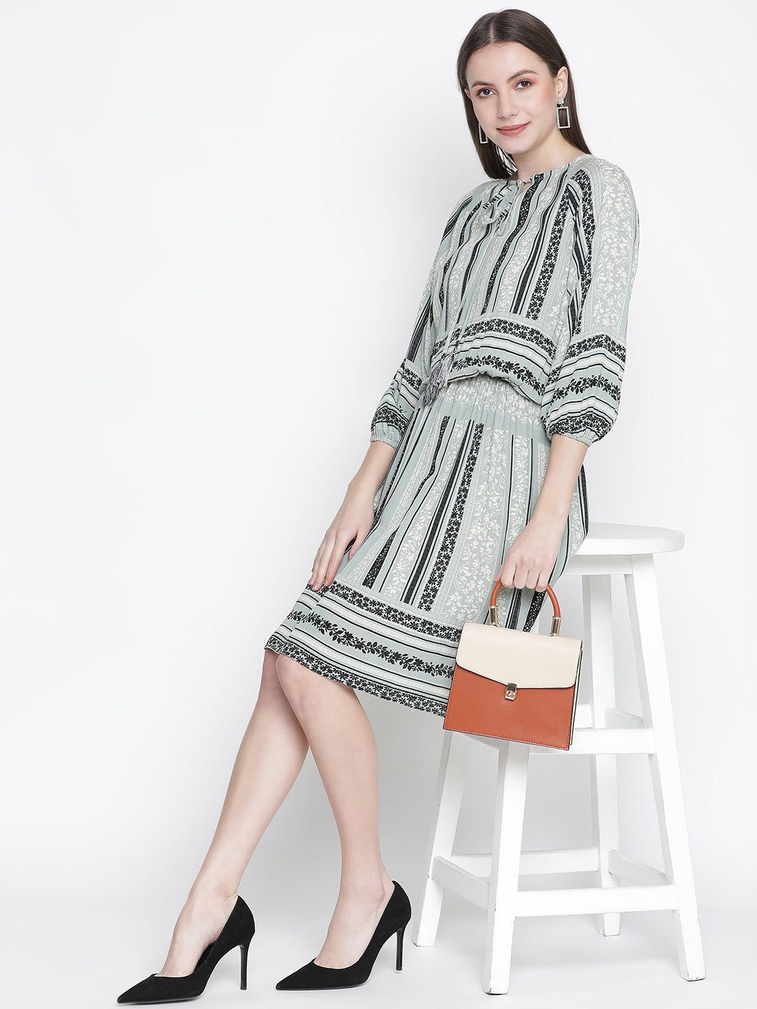 Gnarly floral print women dress
