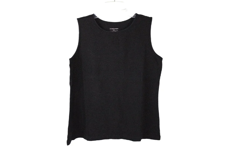 Christopher & Banks Black Tank | M lime green tank