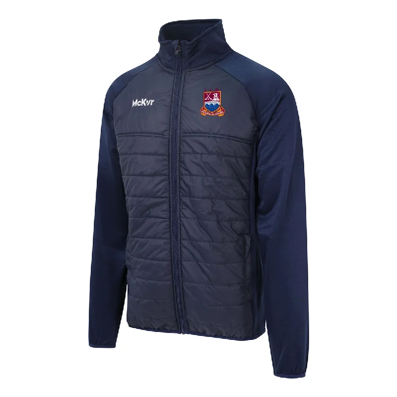 Mc Keever Clarinbridge GAA Core 22 Hybrid Jacket - Adult - Navy Cotton Fabric Linen Fabric Terry Fabric Mc Keever Clarinbridge GAA Core 22 Hybrid Jacket - Adult - Navy Cotton Fabric Linen Fabric Terry Fabric