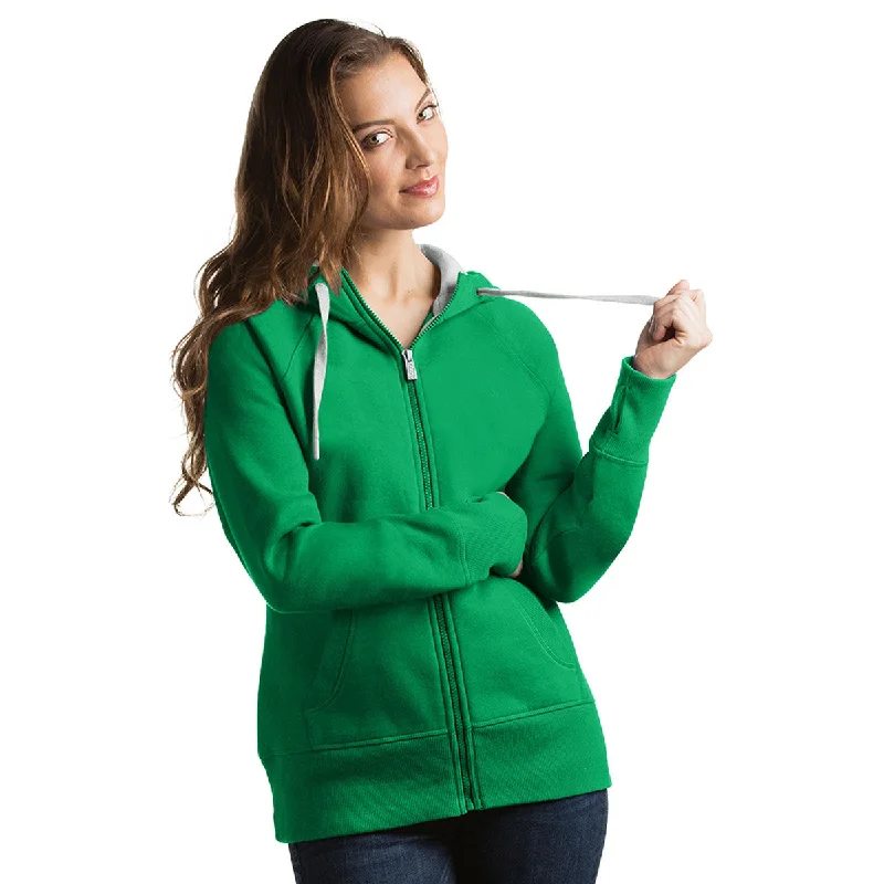 Antigua Women's Celtic Green Victory Hoodie Hoodie with Color Block Contrast Stylish Antigua Women's Celtic Green Victory Hoodie Hoodie with Color Block Contrast Stylish