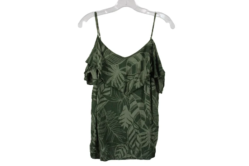 Old Navy Green Tropical Tank | M gym tank top