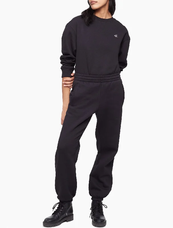 Calvin Klein Archive Logo Fleece Crewneck Sweatshirt - Women Hoodie with Ribbed Neckline Snug Warm Calvin Klein Archive Logo Fleece Crewneck Sweatshirt - Women Hoodie with Ribbed Neckline Snug Warm