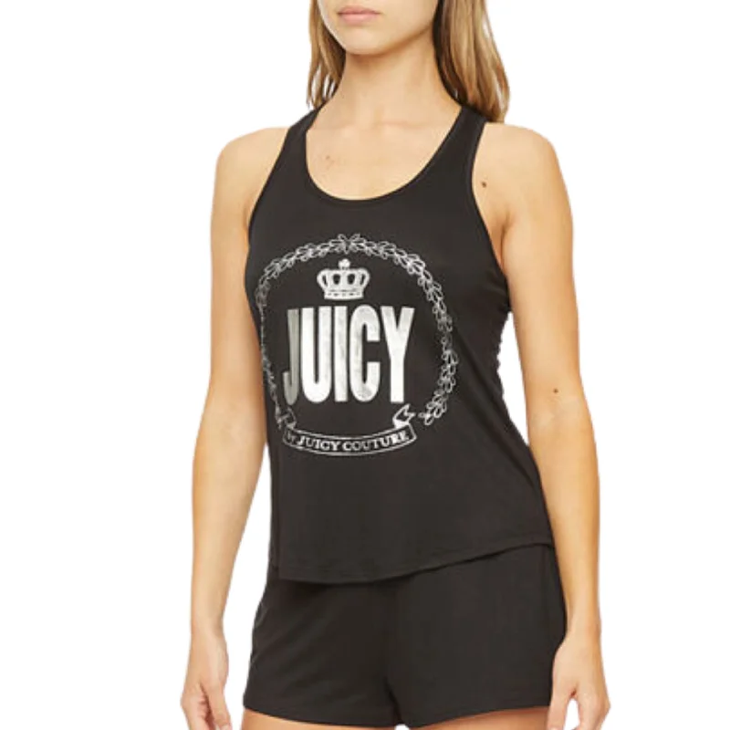 JUICY COUTURE - Sleeveless Tank Top solid color tank