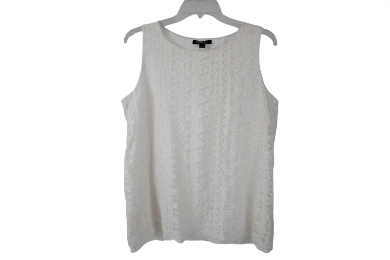 Roz & Ali Lace Tank Top | M lightweight tank top
