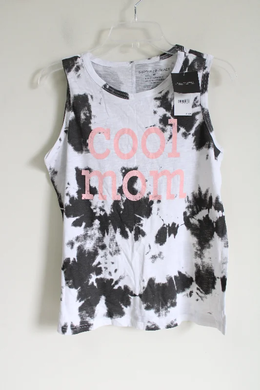 NEW Grayson Threads "Cool Mom" Tie Dye Tank cotton tank top