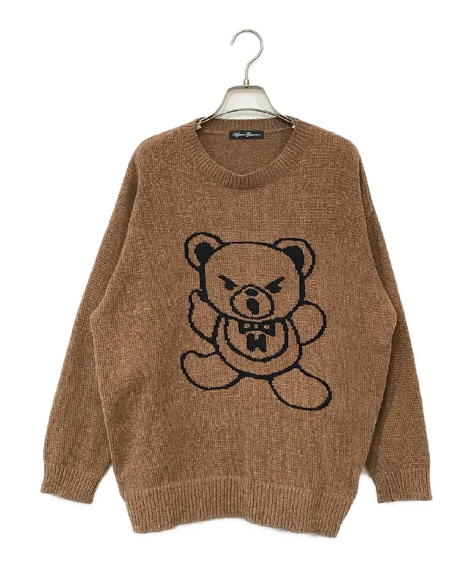 [Pre-owned] Hysteric Glamour BEAR knitted pullover 01211NS03 Short Puff Sleeve