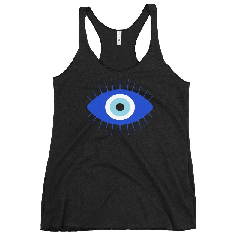 Curse of the Evil Eye Spell of Misfortune Women's Racerback Tank Top Shirt crossback tank top Curse of the Evil Eye Spell of Misfortune Women's Racerback Tank Top Shirt crossback tank top