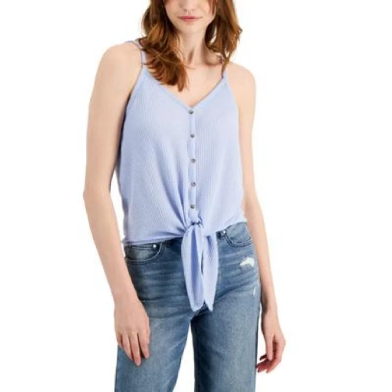 HIPPIE ROSE - Tie-Front Tank Top mint tank top